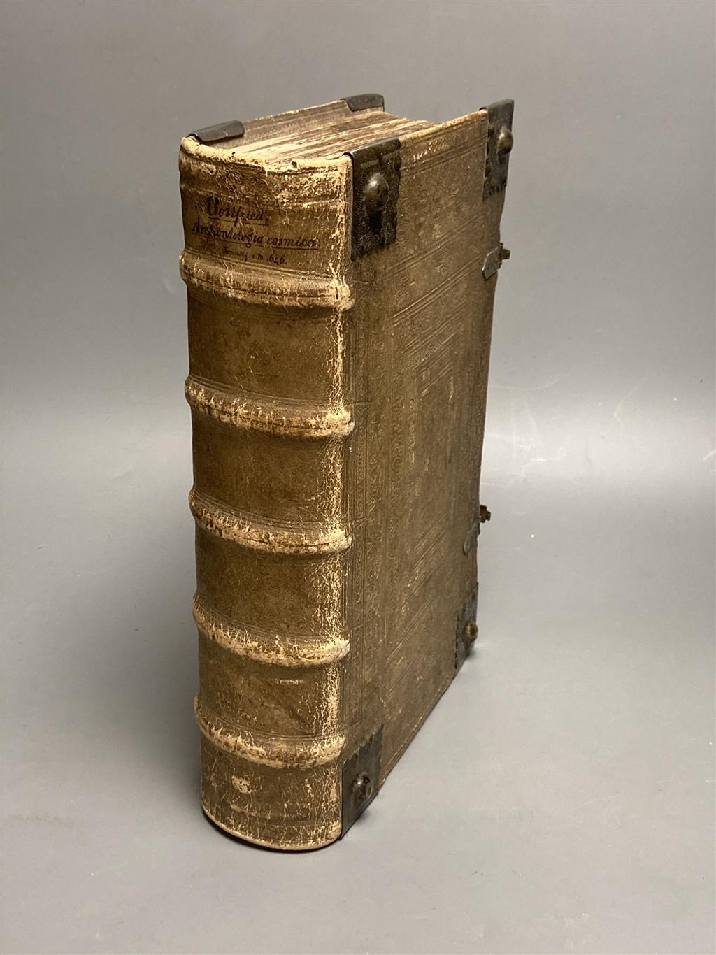 Johann Ludwig Gottfried, Newe Archontologia Cosmica, Wolfgang Hoffman, Frankfurt 1646, contemporary binding, plates removed